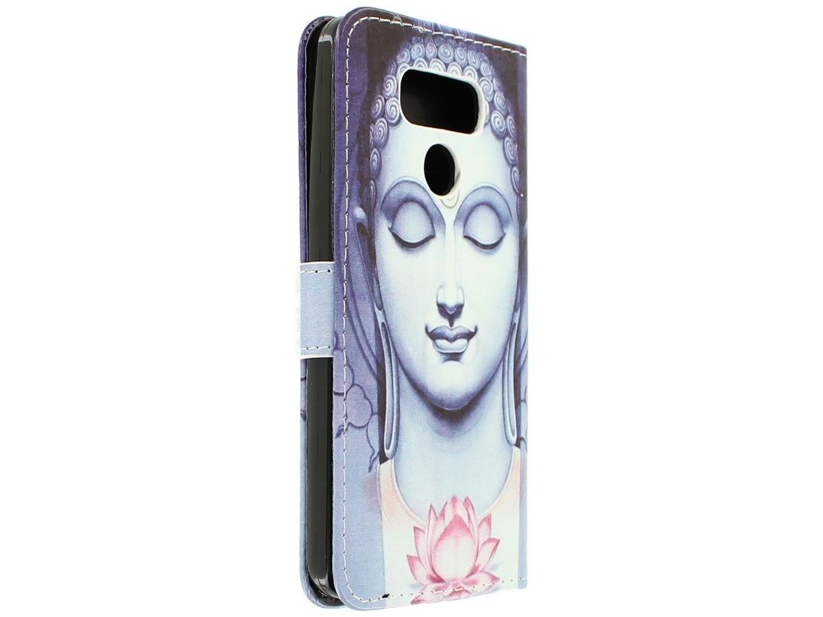 Boeddha Lily Bookcase Flipcase - LG G6 hoesje