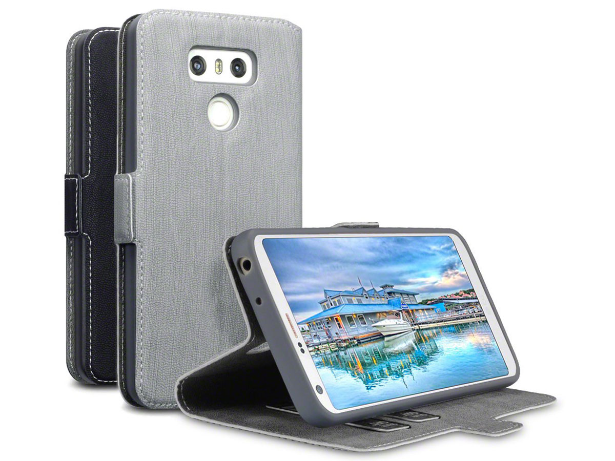 as Anoi opschorten LG G6 hoesje | Covert Slim Bookcase Flipcase