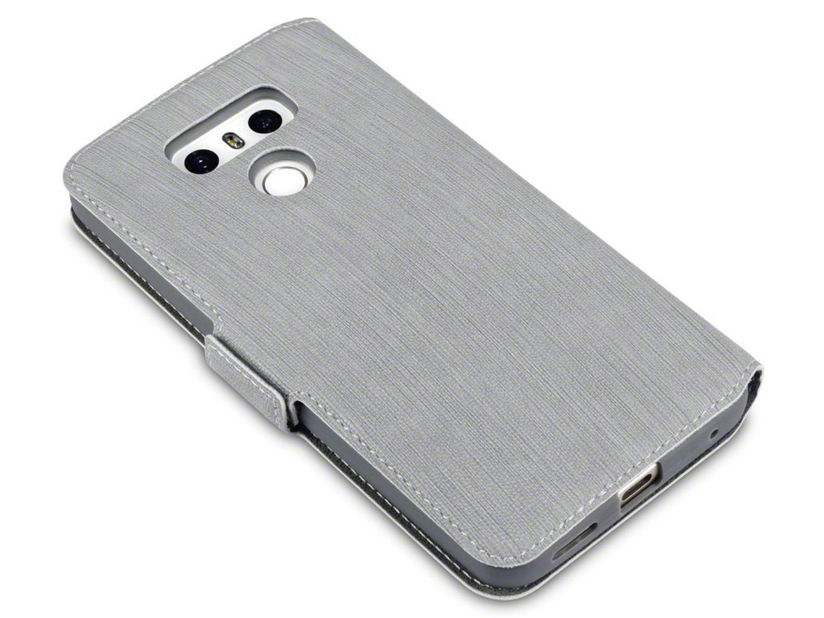 Covert Slim Bookcase Flipcase - LG G6 hoesje