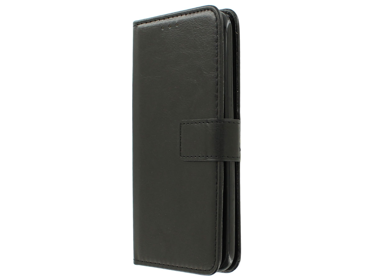 Wallet Bookcase Zwart - LG K10 (2017) hoesje