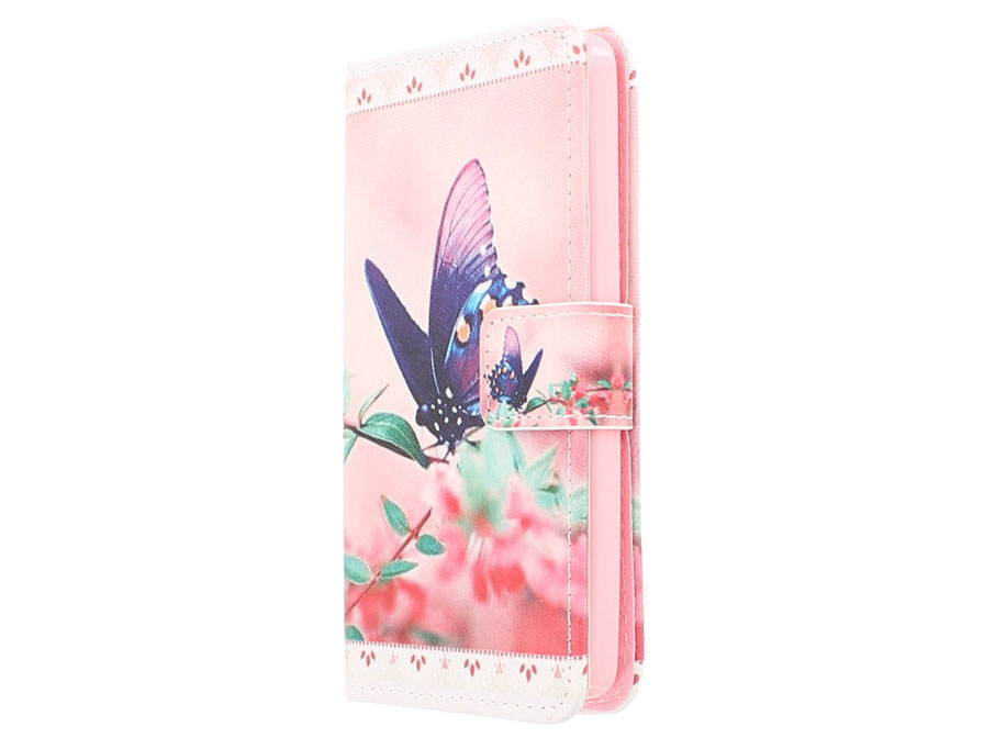 Butterfly Book Case Hoesje voor LG L Fino