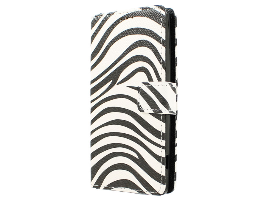 LG Magna hoesje - Zebra Walletcase