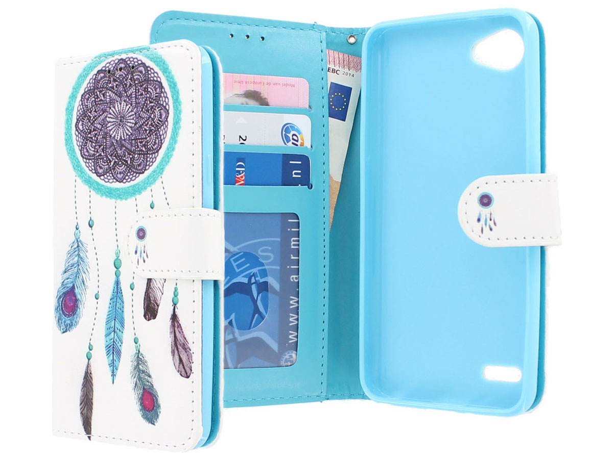 Dreamcatcher Wallet Bookcase - LG Q6 hoesje