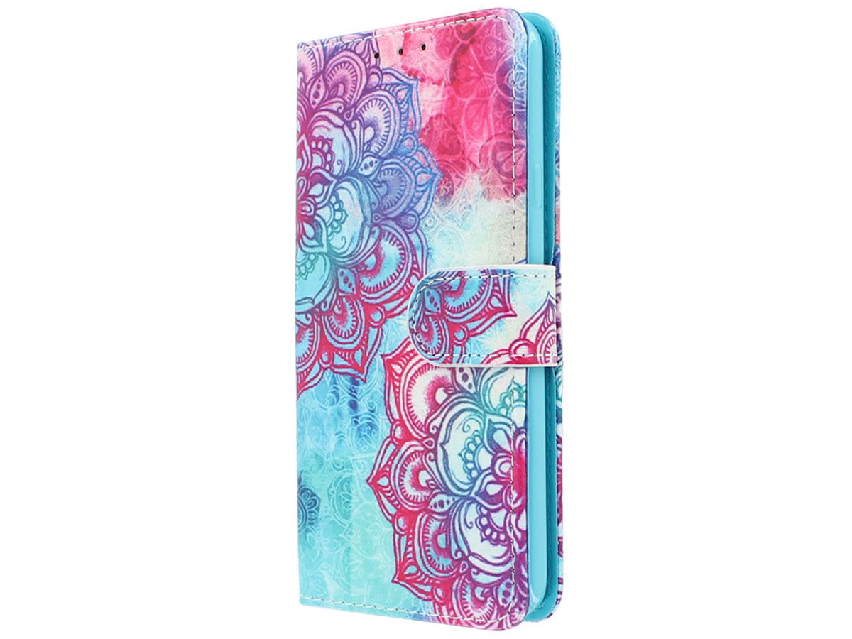 LG Q7 Hoesje Bookcase met Mandala print kopen?