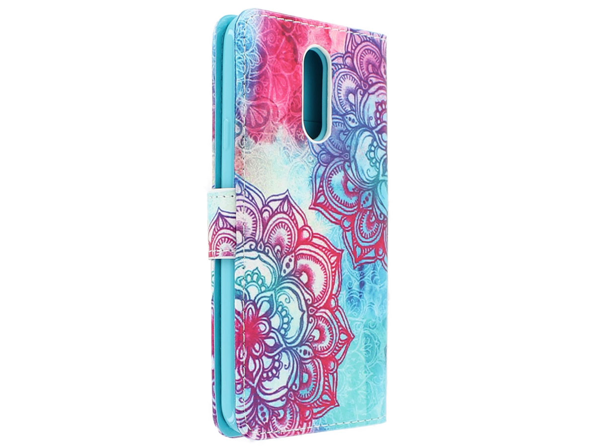 LG Q7 Hoesje Bookcase met Mandala print kopen?