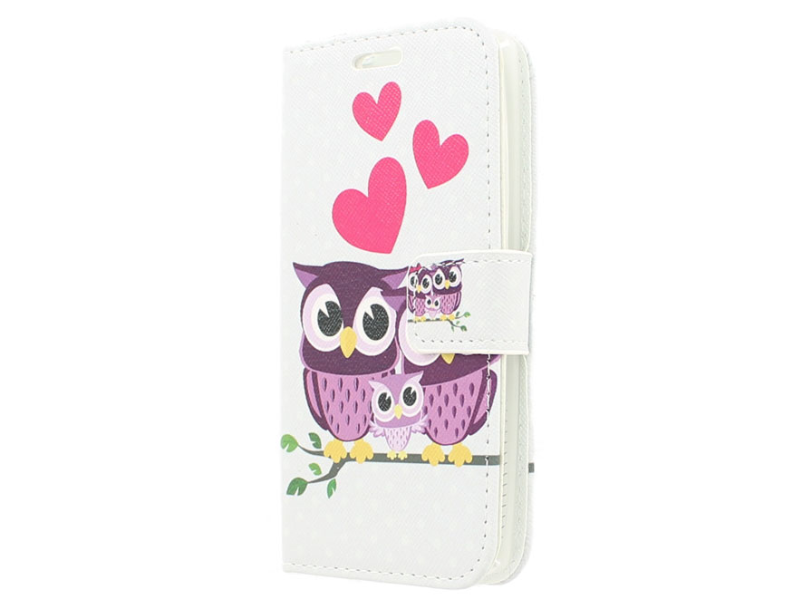 Owl Love Book Case Hoesje voor LG Spirit