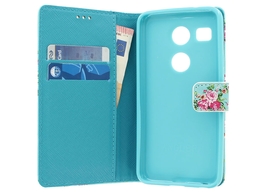 Flower Book Case - LG Nexus 5X hoesje