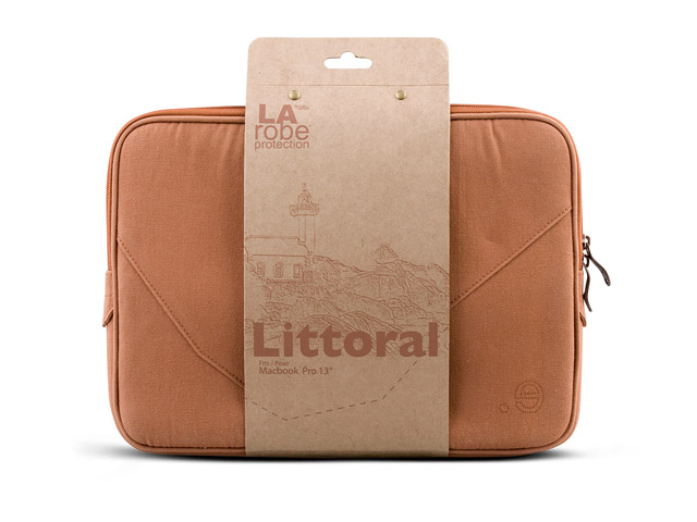 be.ez LA Robe Littoral Series - Sleeve voor MacBook Pro (13 inch)