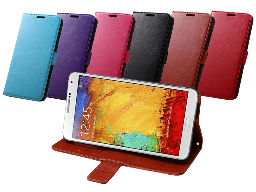 Sideflip Wallet Case - Hoesje voor Samsung Galaxy Note 3 Neo