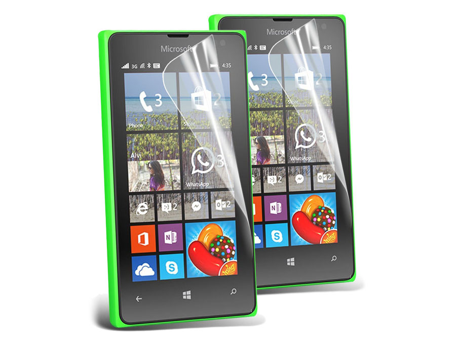 Clear Screenprotector voor Microsoft Lumia 435 (2-pack)