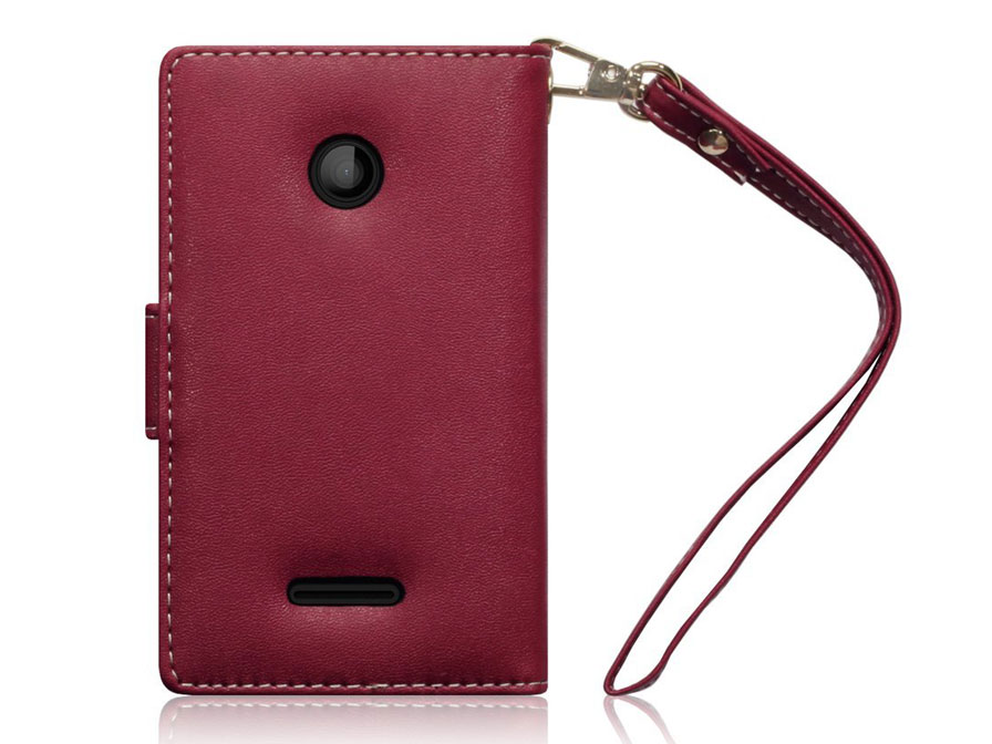 CaseBoutique Flower Wallet Case - Microsoft Lumia 435 hoesje