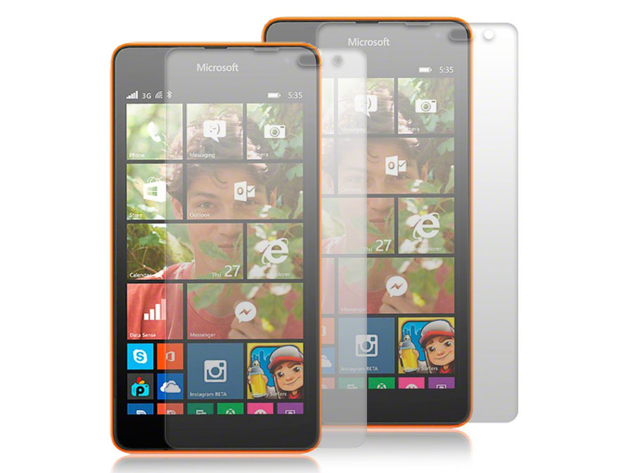 Clear Screenprotector voor Microsoft Lumia 535 (2-pack)