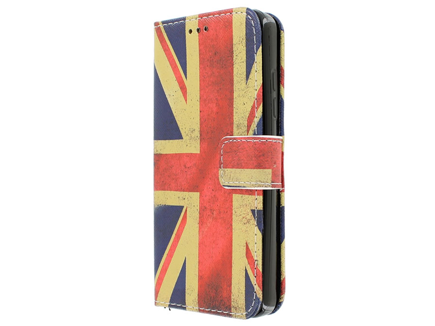 Vintage GB Flag Book Case - Microsoft Lumia 550 hoesje