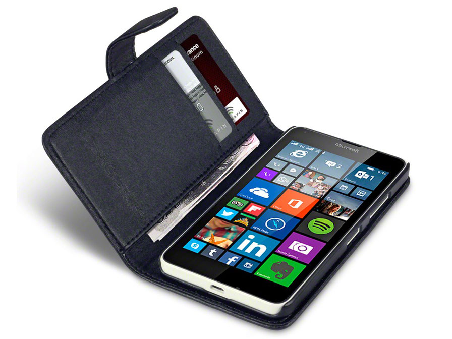 Qubits Wallet Case - Hoesje voor Microsoft Lumia 640