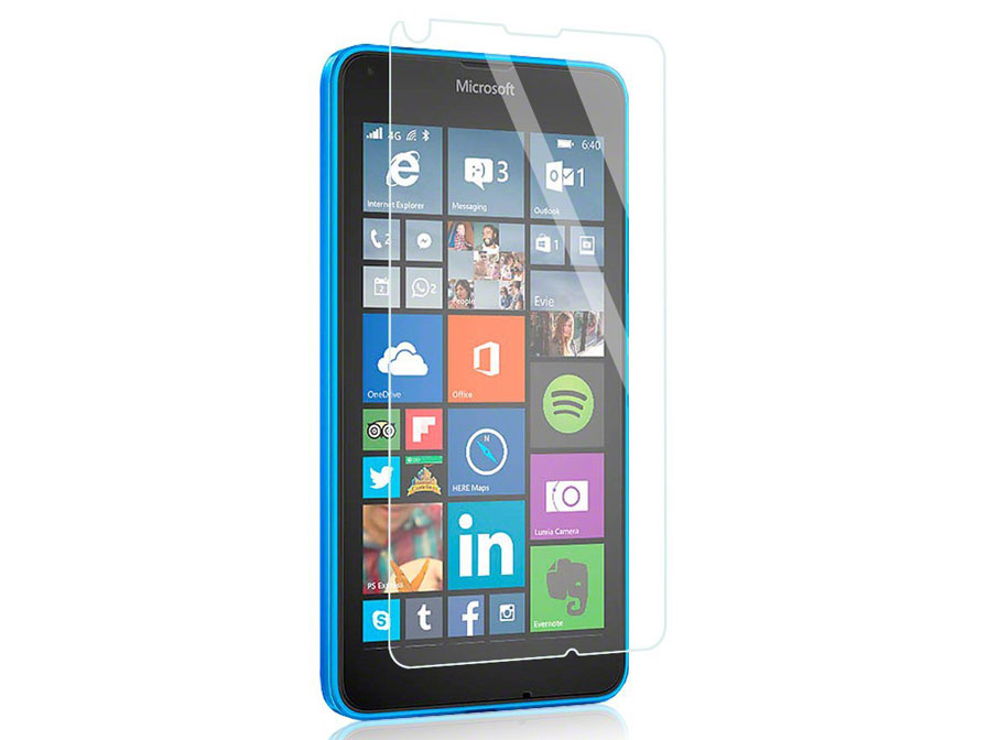 Microsoft Lumia 640 Tempered Glass - Sterke Glazen Screenprotector