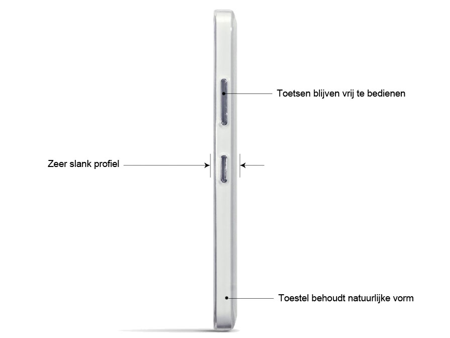 CaseBoutique Crystal Clear Case - Doorzichtig Microsoft Lumia 640 Hoes