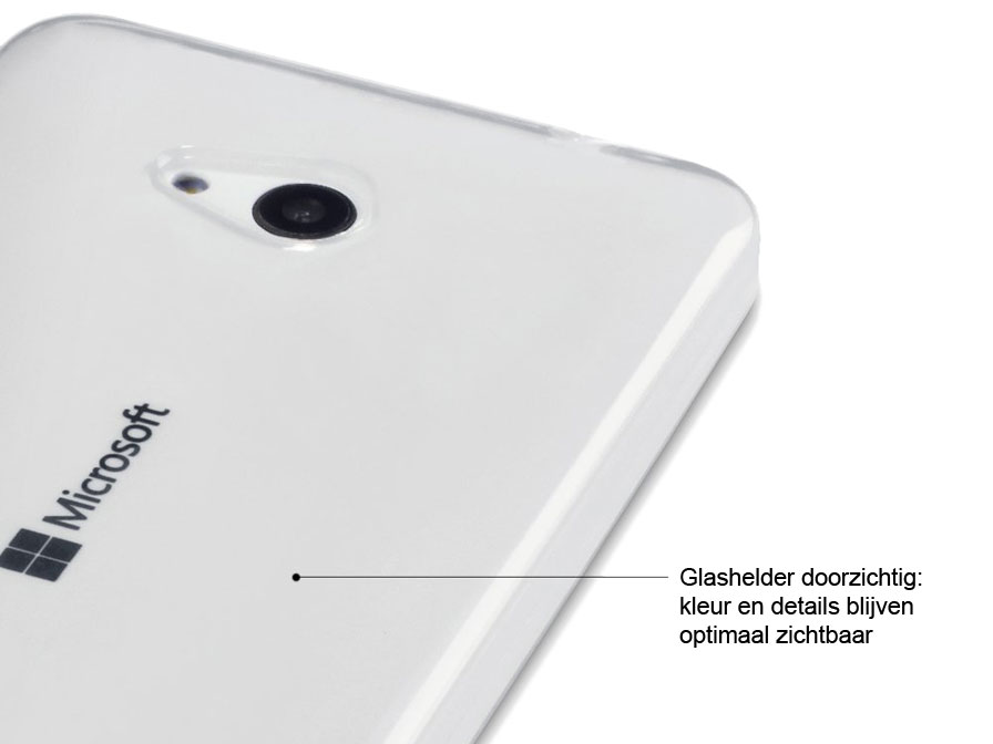 CaseBoutique Crystal Clear Case - Doorzichtig Microsoft Lumia 640 Hoes
