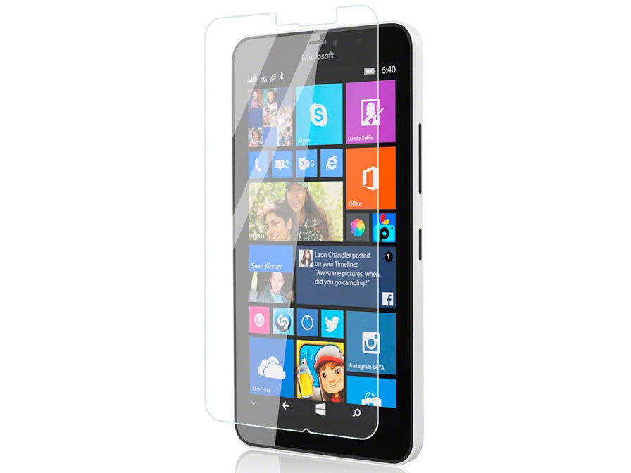 Microsoft Lumia 640 XL Tempered Glass - Sterke Glazen Screenprotector