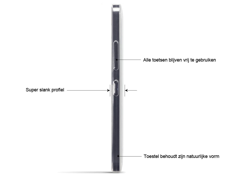 CaseBoutique Crystal Clear Case - Microsoft Lumia 640 XL Hoesje