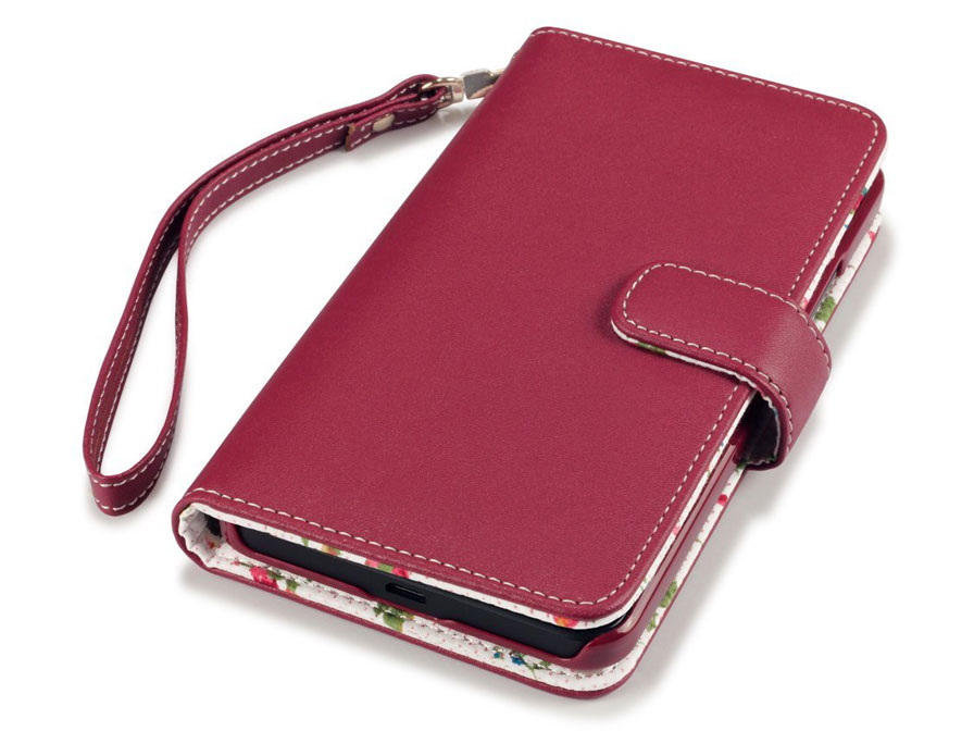 CaseBoutique Flower Wallet Case - Microsoft Lumia 640 XL hoesje