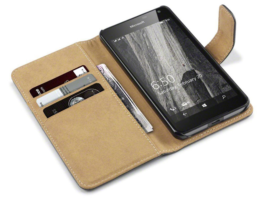 CaseBoutique Classic Book Case - Microsoft Lumia 650 hoesje