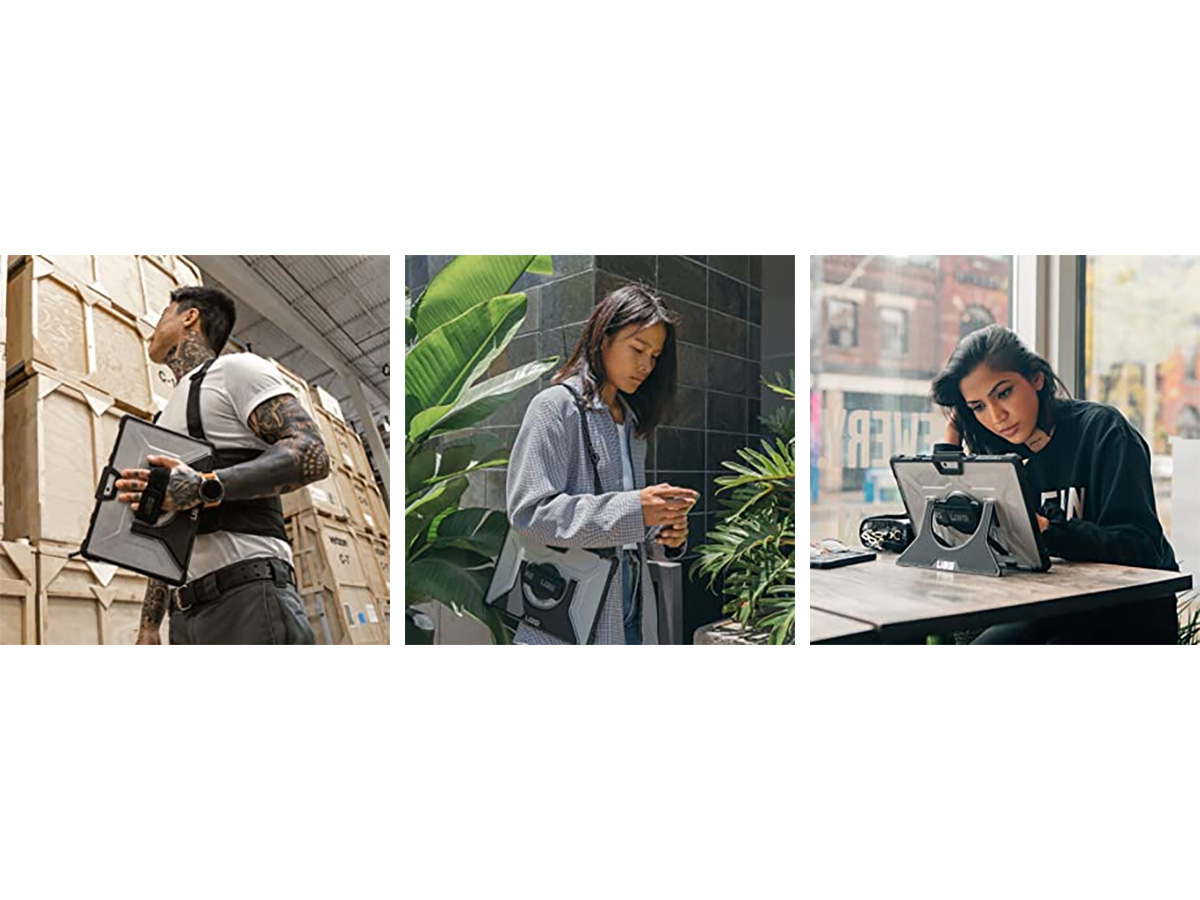 Urban Armor Gear Plasma - Surface Pro 9/10/11 hoesje Handvat Schouderband