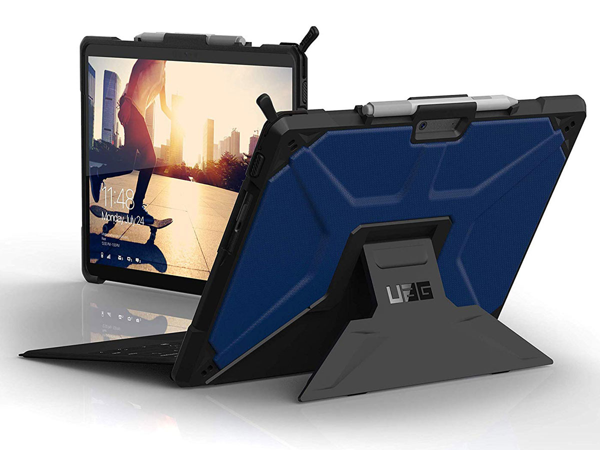 Urban Armor Gear Metropolis Folio Blauw - Surface Pro X hoesje