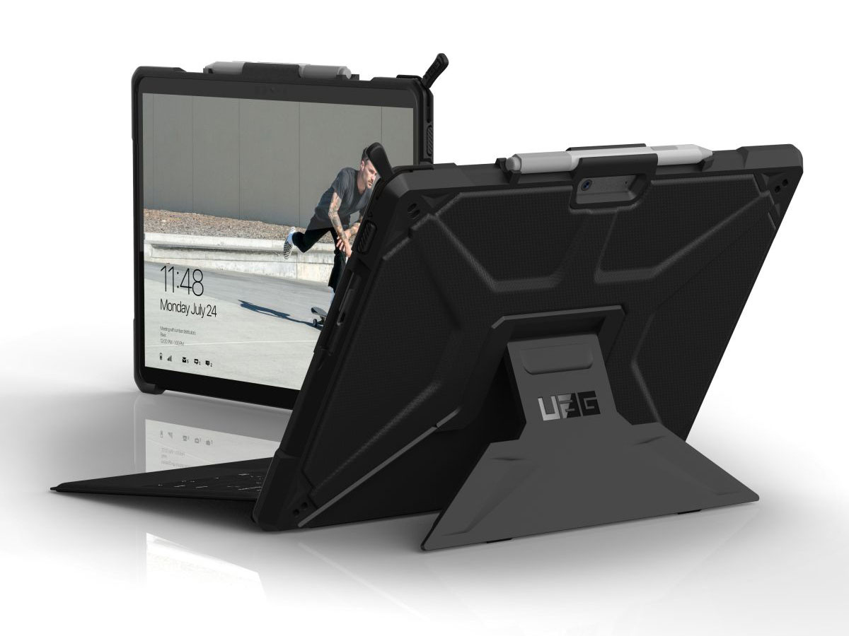 Urban Armor Gear Metropolis Folio Zwart - Surface Pro X hoesje
