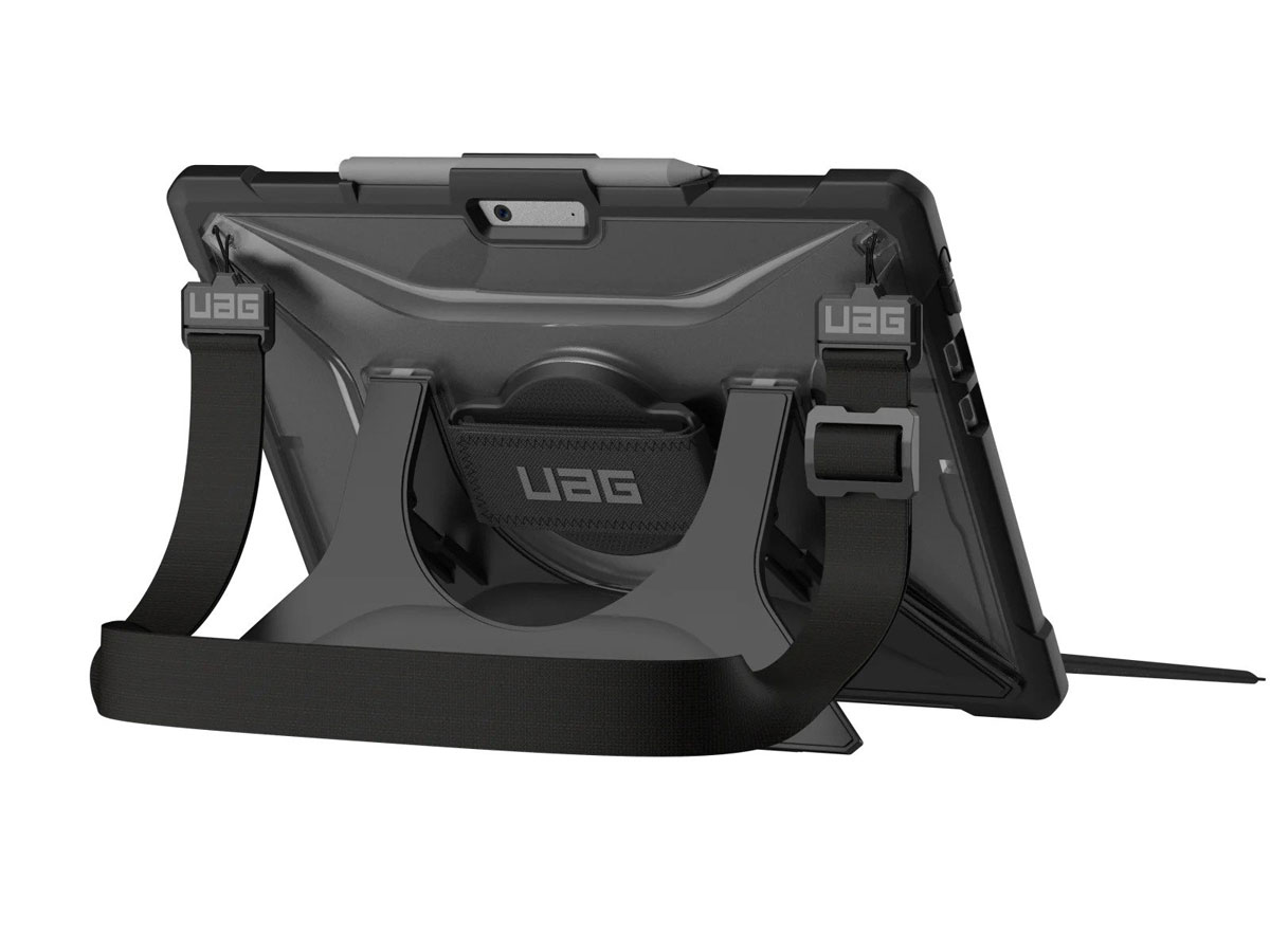 Urban Armor Gear Plasma - Surface Pro X hoesje Handvat Schouderband