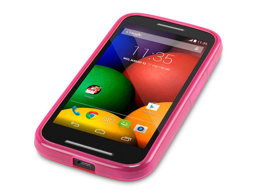 CaseBoutique TPU Soft Case - Hoesje voor Motorola Moto E