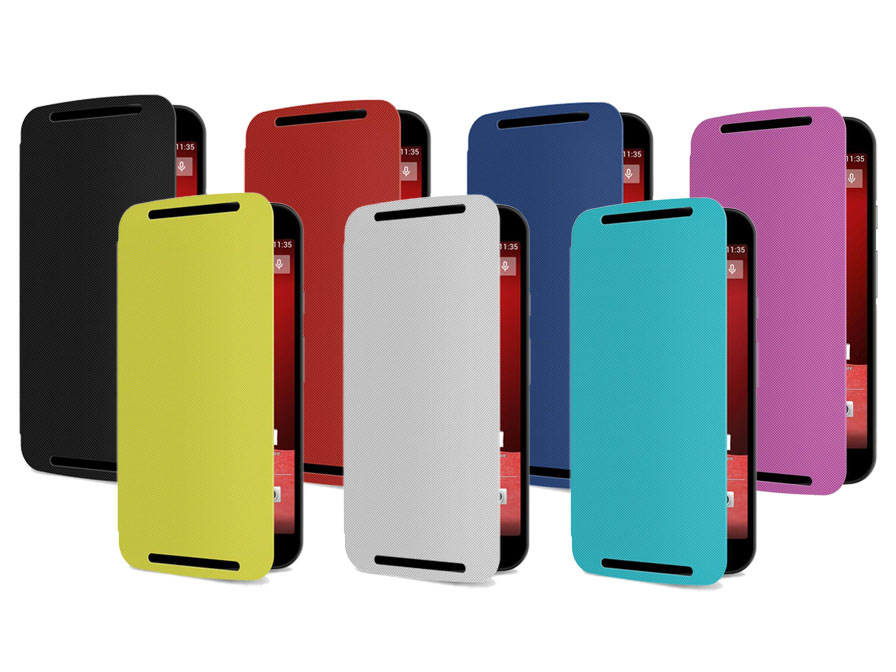 periode Pijnstiller scheepsbouw Originele Motorola New Moto G (2014) Flip Shell Hoesje