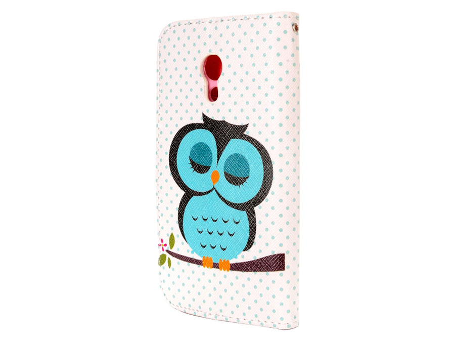 Sleepy Owl Book Case - Hoesje voor Motorola Moto G2