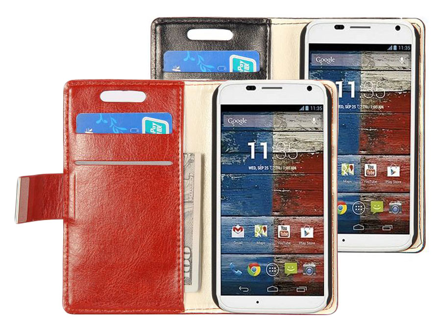 Classic Wallet Case - Hoesje voor Motorola Moto X