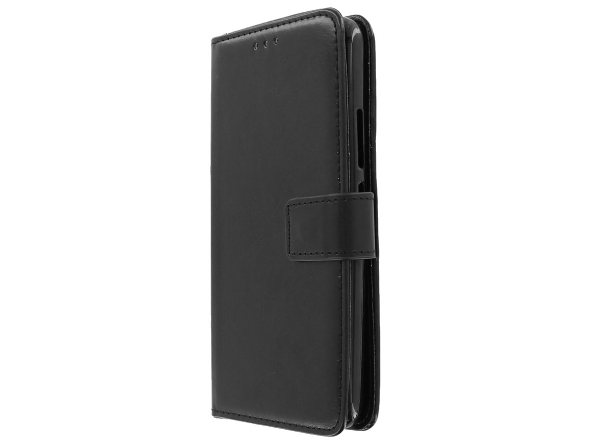 Wallet Bookcase Zwart - Motorola Moto E4 Plus hoesje