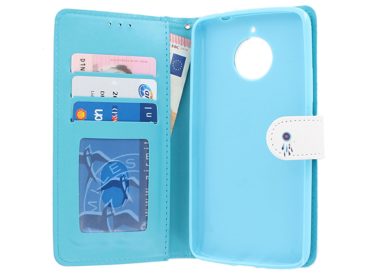 Dreamcatcher Bookcase - Motorola Moto E4 Plus hoesje