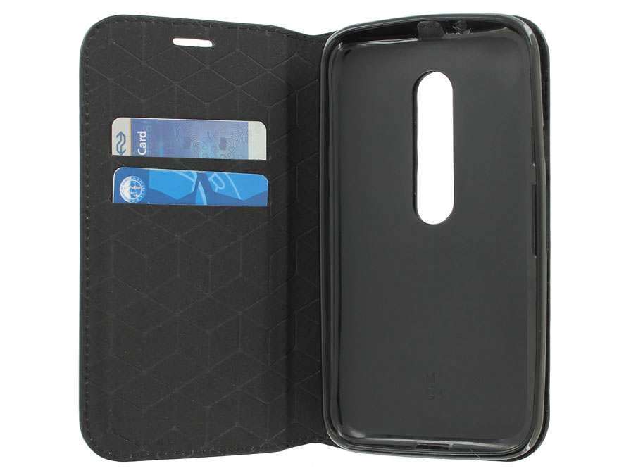 Slimline Book Case - Motorola Moto G (3rd gen) hoesje