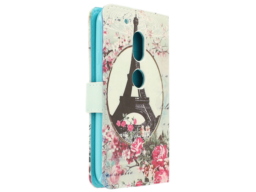 Retro Paris Bookcase - Motorola Moto G4 Play hoesje