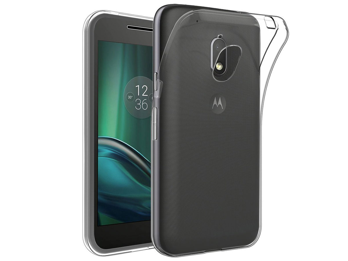 Transparant Motorola Moto G4 Play Hoesje TPU Case