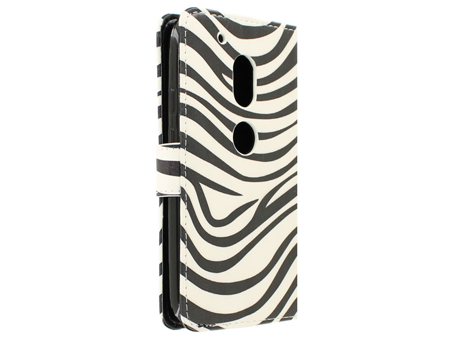 Zebra Bookcase - Motorola Moto G4 Play hoesje