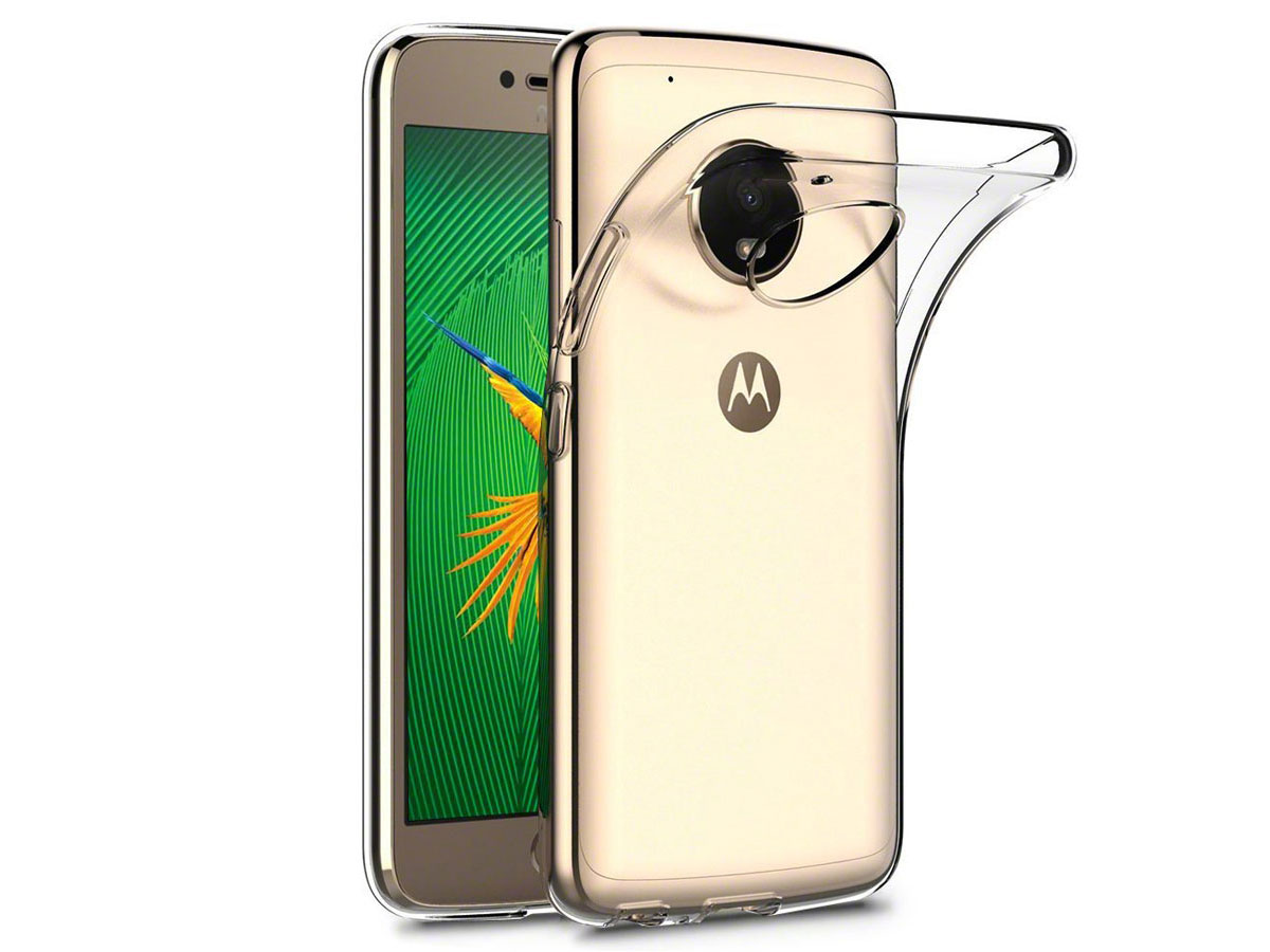 Transparant Motorola Moto G5 hoesje - TPU Skin Case