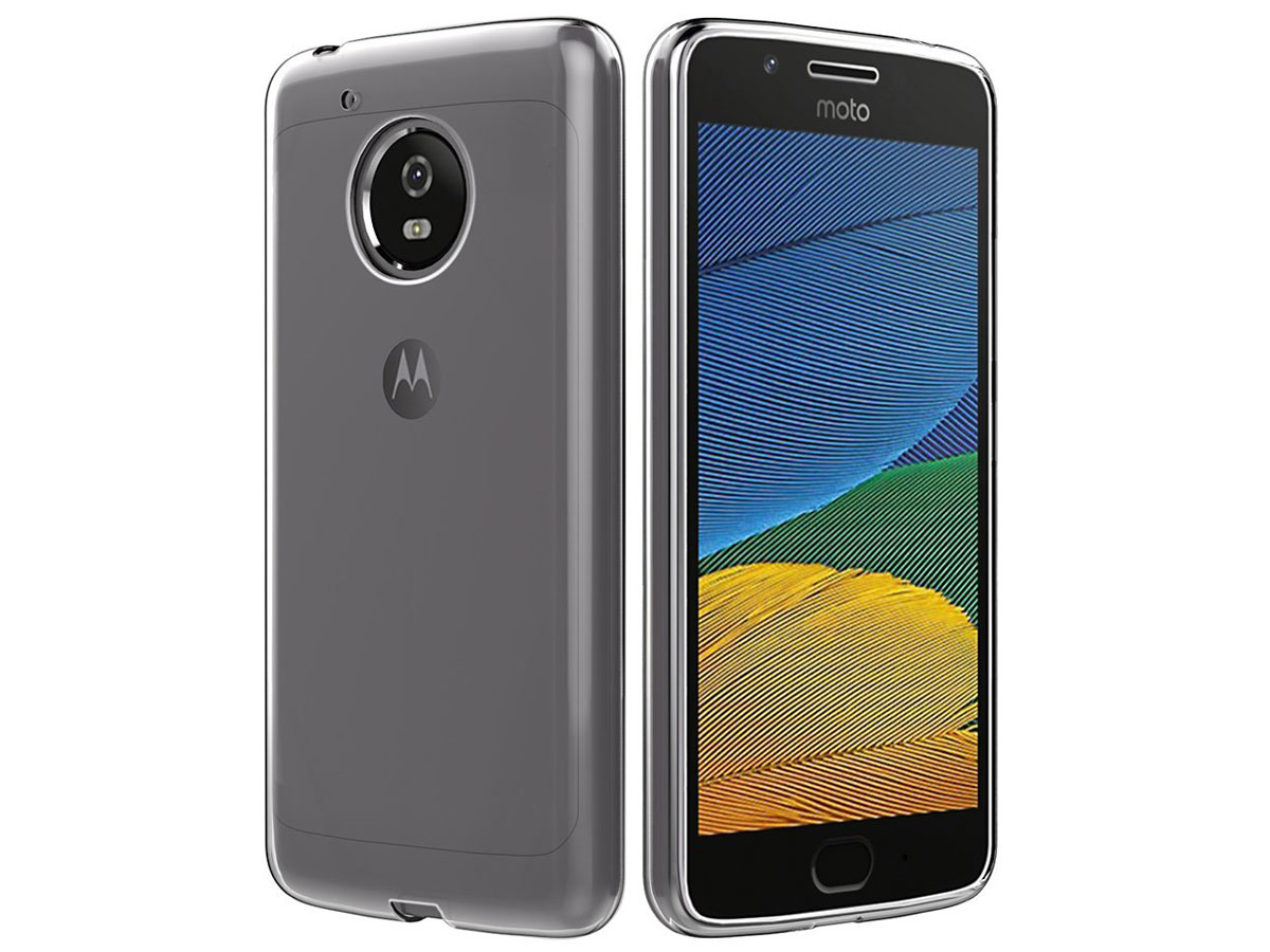 Transparant Motorola Moto G5 hoesje - TPU Skin Case