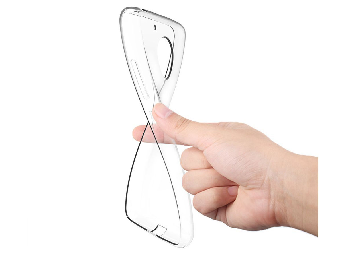 Transparant Motorola Moto G5 hoesje - TPU Skin Case