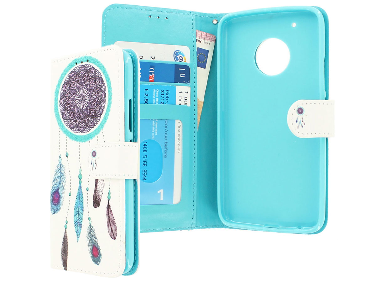 Dreamcatcher Bookcase Wallet - Motorola Moto G5 hoesje