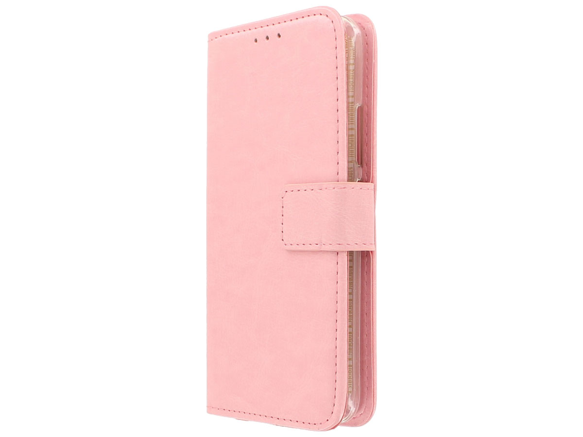 Bookcase Wallet Roze - Motorola Moto G5 Plus hoesje