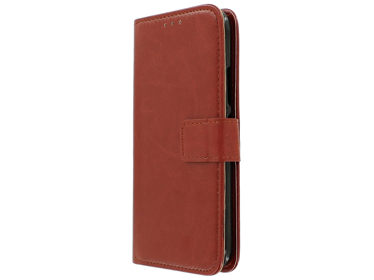 Bookcase Wallet Bruin - Motorola Moto G5 Plus hoesje