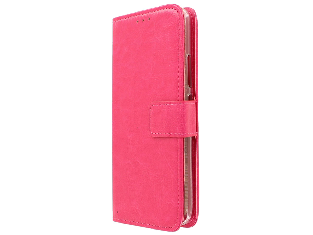 Bookcase Wallet Fuchsia - Motorola Moto G5 Plus hoesje