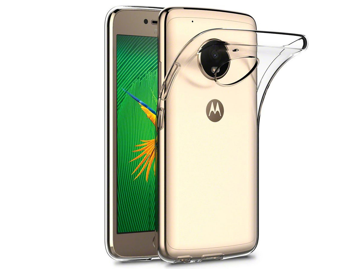 Transparant Motorola Moto G5 Plus hoesje - TPU Case