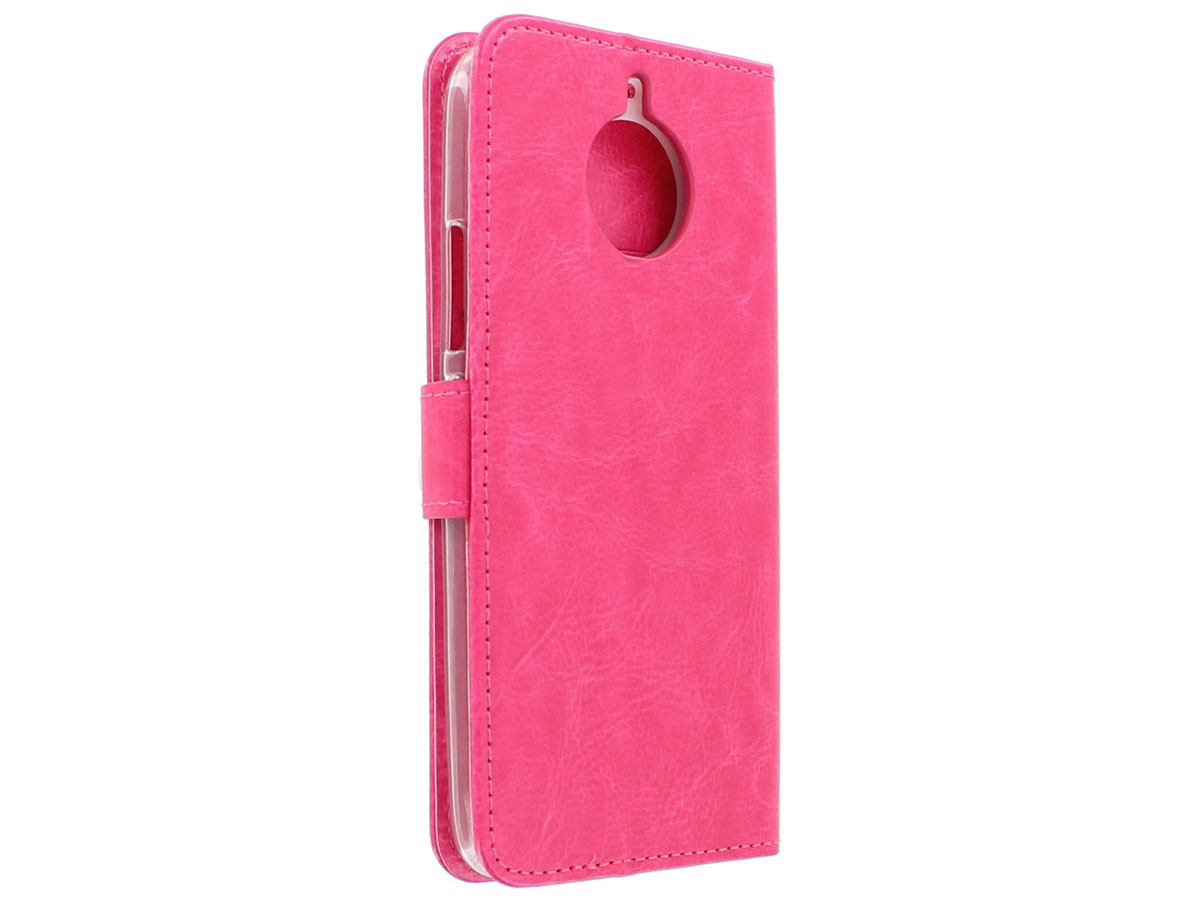 Bookcase Wallet Roze - Motorola Moto G5s hoesje
