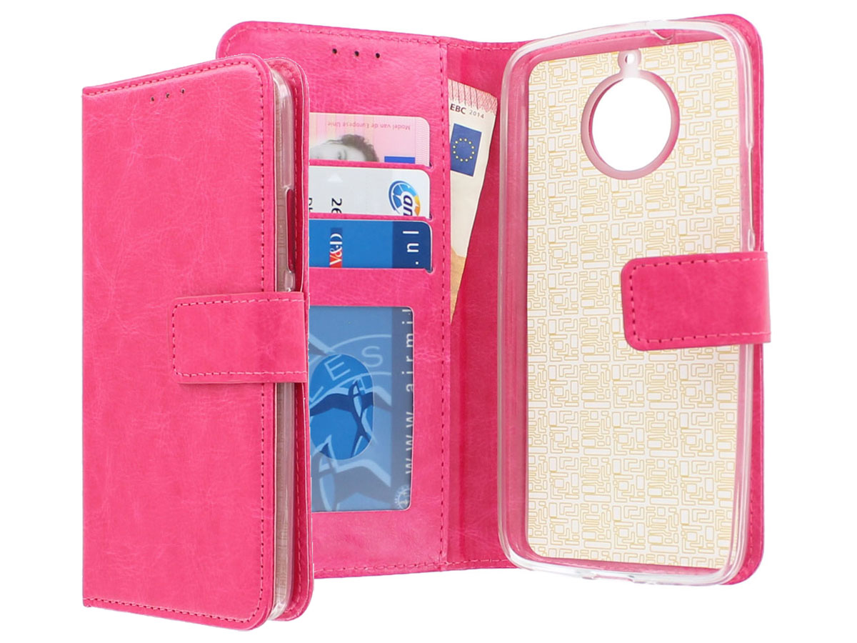 CADORABO Cover In Design Flip Con Chiusura Magnetica Custodia Per Cellulare Per Moto G5s Plus Rosso Mela 86058433