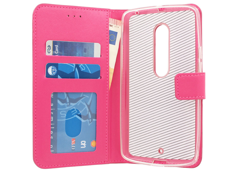 Motorola Moto X Play Hoesje - Wallet Book Case